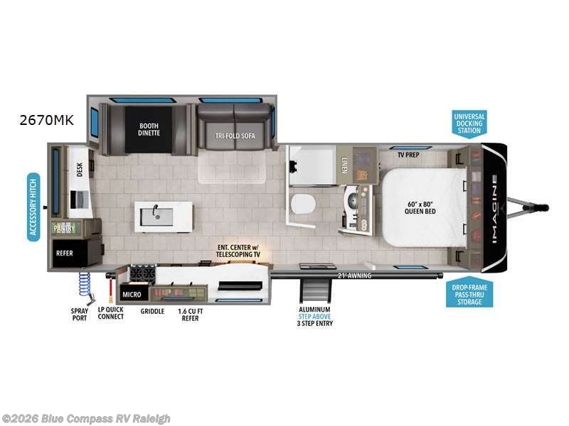 New 2026 Grand Design Imagine 2670MK available in Raleigh, North Carolina