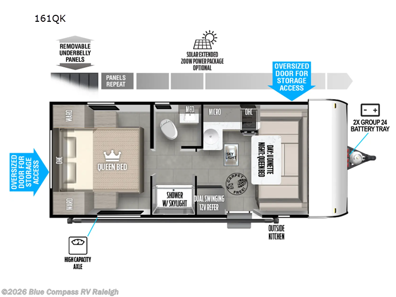 Used 2024 Forest River Wildwood FSX 161QK available in Raleigh, North Carolina