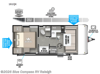 Used 2024 Forest River Wildwood FSX 161QK available in Raleigh, North Carolina