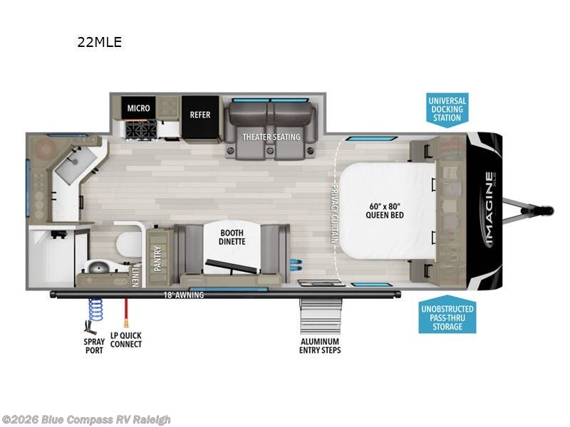 New 2026 Grand Design Imagine XLS 22MLE available in Raleigh, North Carolina
