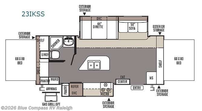 Used 2014 Forest River Flagstaff Shamrock 23IKSS available in Raleigh, North Carolina