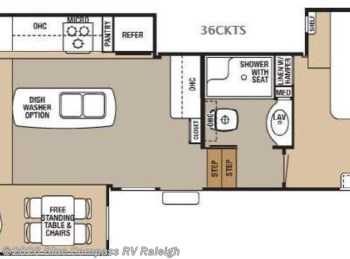 Used 2016 Forest River Cedar Creek Hathaway Edition 36CKTS available in Raleigh, North Carolina