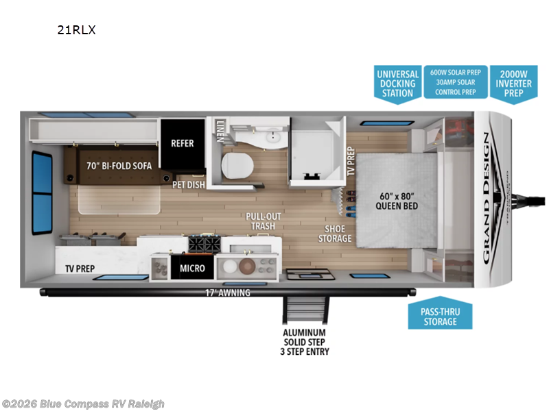 New 2027 Grand Design Transcend Xplor 21RLX available in Raleigh, North Carolina