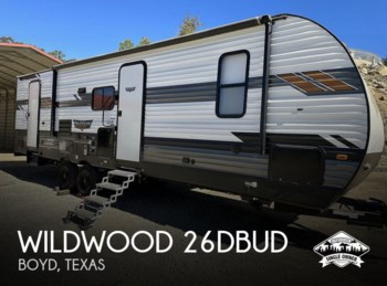 Used 2021 Forest River Wildwood 26DBUD available in Boyd, Texas