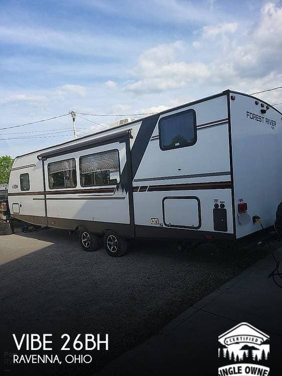 Used 2020 Forest River Vibe 26BH available in Ravenna, Ohio