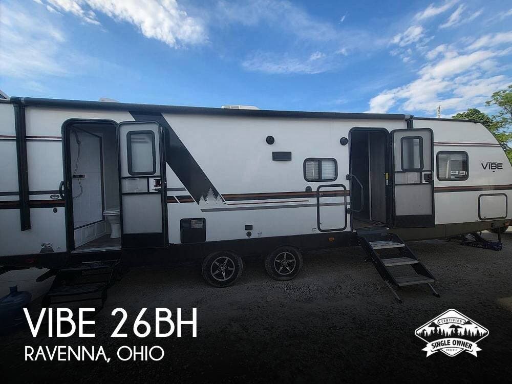 Used 2020 Forest River Vibe 26BH available in Ravenna, Ohio