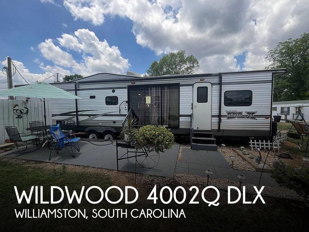Used 2016 Forest River Wildwood 4002Q DLX available in Williamston, South Carolina