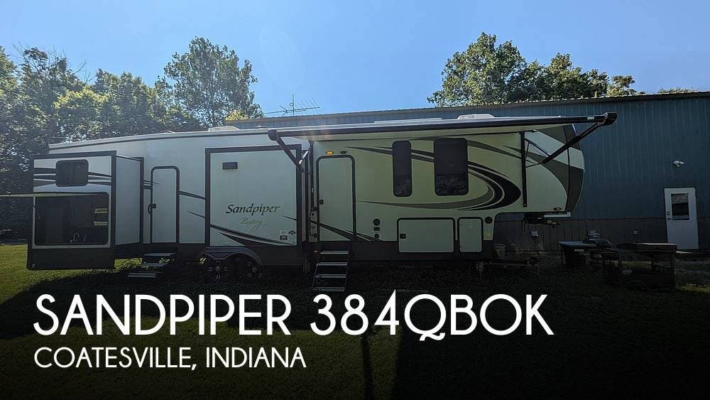 Used 2022 Forest River Sandpiper 384QBOK available in Coatesville, Indiana