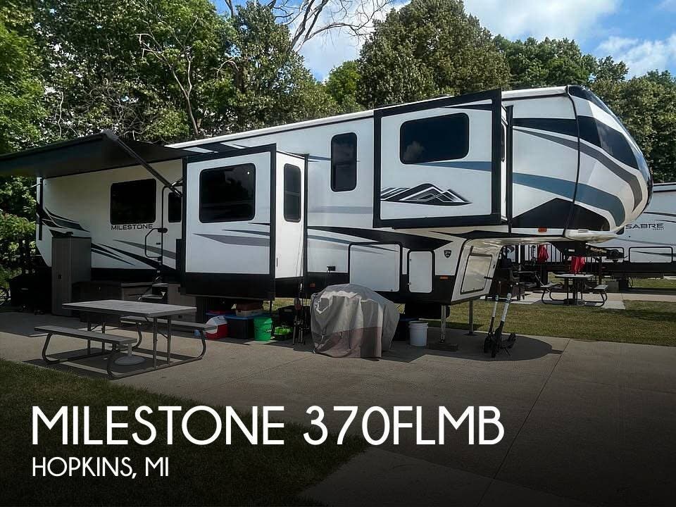 Used 2021 Heartland Milestone 370FLMB available in Hopkins, Michigan