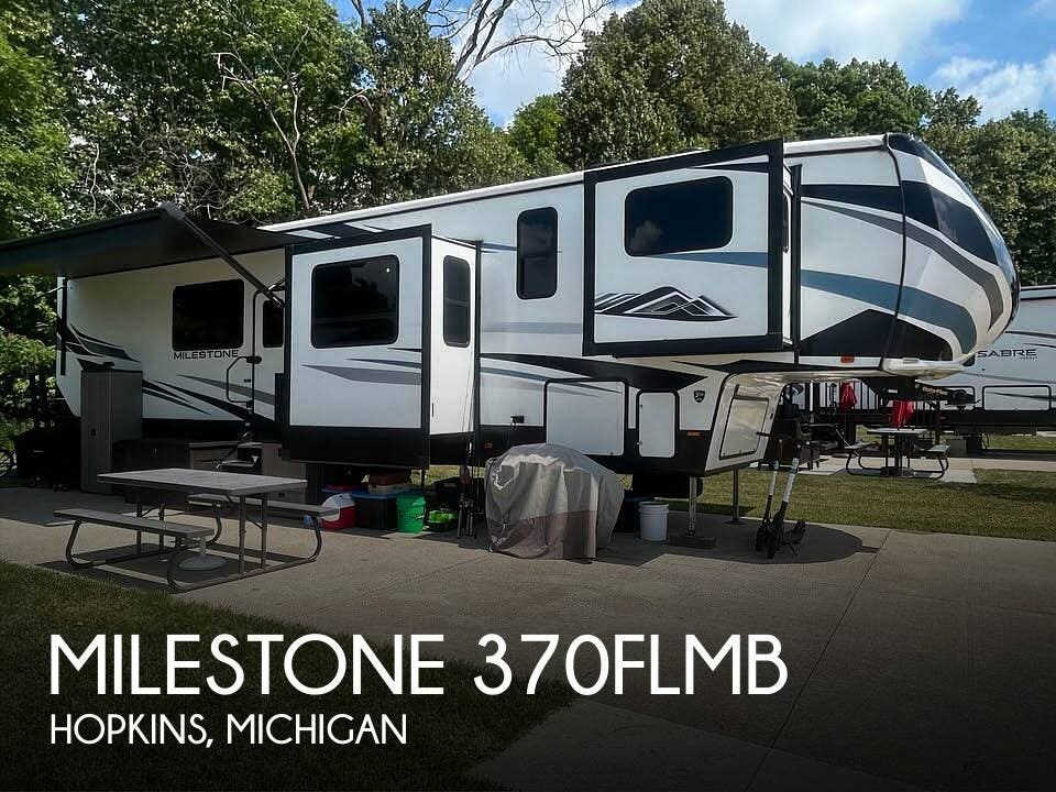 Used 2021 Heartland Milestone 370FLMB available in Hopkins, Michigan