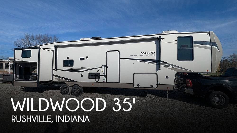 Used 2022 Forest River Wildwood Heritage Glen 356QB available in Rushville, Indiana