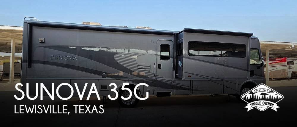 Used 2018  Winnebago Sunova 35G by Winnebago from Pop RVs in Lewisville, TX