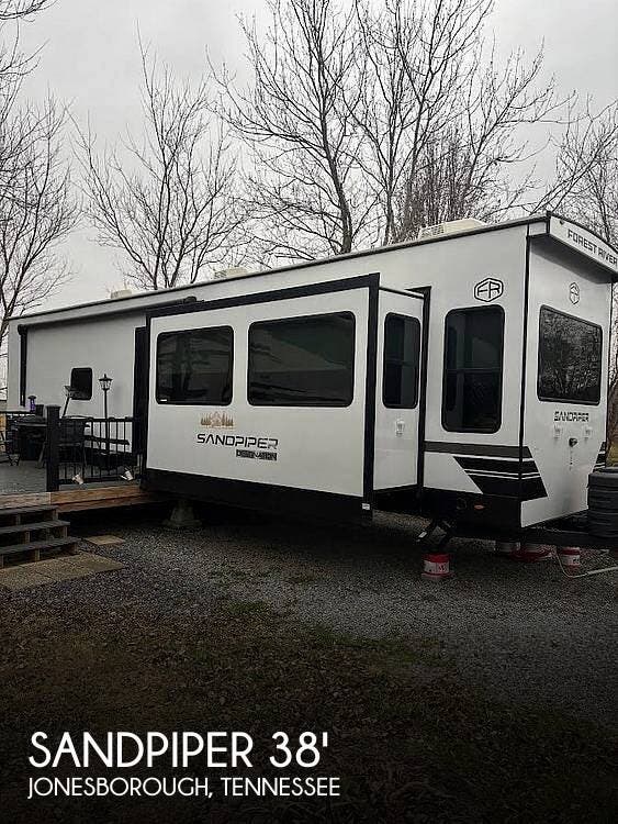 Used 2025 Forest River Sandpiper Destination 388JW available in Jonesborough, Tennessee