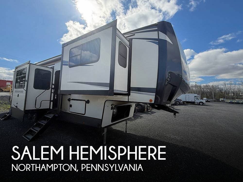 Used 2021 Forest River Salem Hemisphere 378FL available in Northampton, Pennsylvania