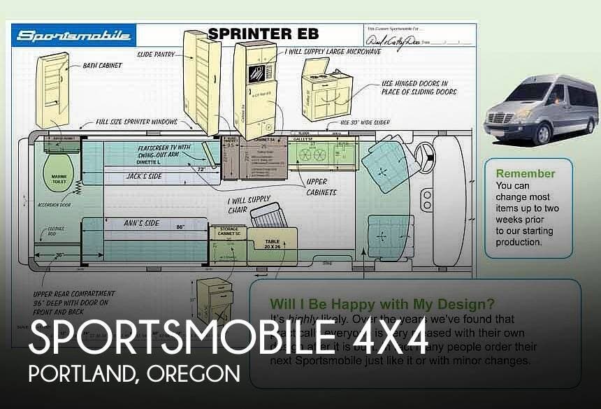Used 2015   Sportsmobile 4X4 available in Portland, Oregon