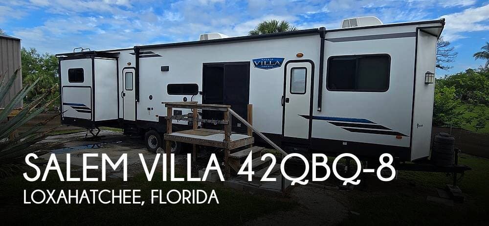 Used 2024 Forest River Salem Villa 42QBQ-8 available in Loxahatchee, Florida