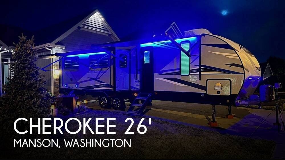Used 2022 Forest River Cherokee Alpha Wolf 26RL-L available in Manson, Washington