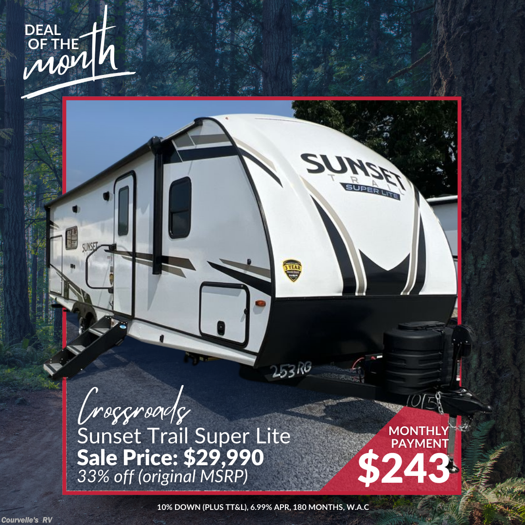 New 2024 CrossRoads Sunset Trail Super Lite 253RB available in Opelousas, Louisiana
