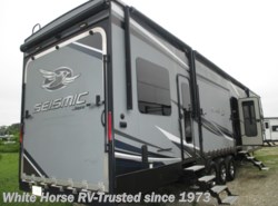 Used 2018 Jayco Seismic 4113 Double Slide, Side Patio, 12' 6" Rear Cargo available in Williamstown, New Jersey