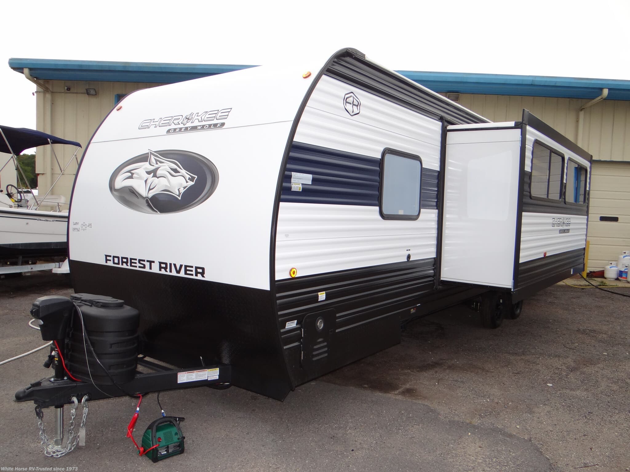 New 2026 Forest River Cherokee Grey Wolf 26DBH 2-BdRM Slide, King & DBL Bed Bunks available in Williamstown, New Jersey