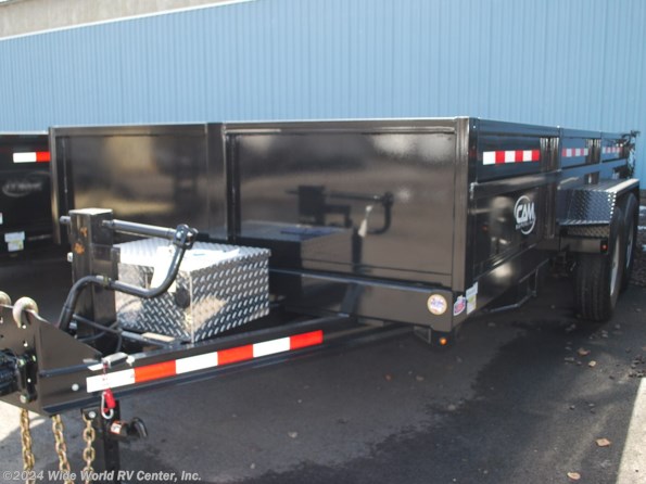 2022 CAM Superline 7CAM616LPHD 6 X 16 Heavy-Duty Low-Profile Dump Trailer available in Wilkes-Barre, PA