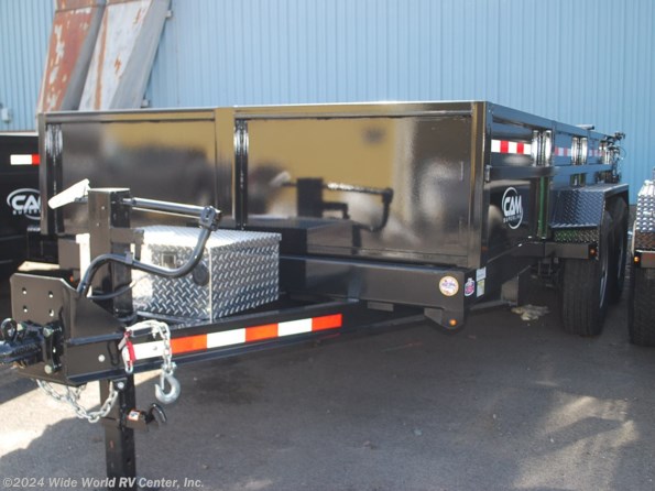 2022 CAM Superline 7CAM614LPHD 6 X 14 Heavy-Duty Low-Profile Dump Trailer available in Wilkes-Barre, PA