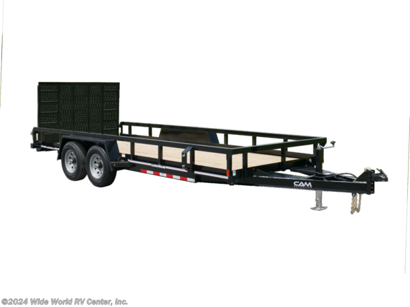 2022 CAM Superline P8220TAT-B-100 10K Tandem Axle Utility Trailer available in Wilkes-Barre, PA