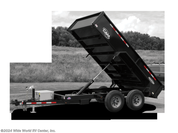 2023 CAM Superline 8-610LPDT Advantage Low-Profile Dump Trailer available in Wilkes-Barre, PA