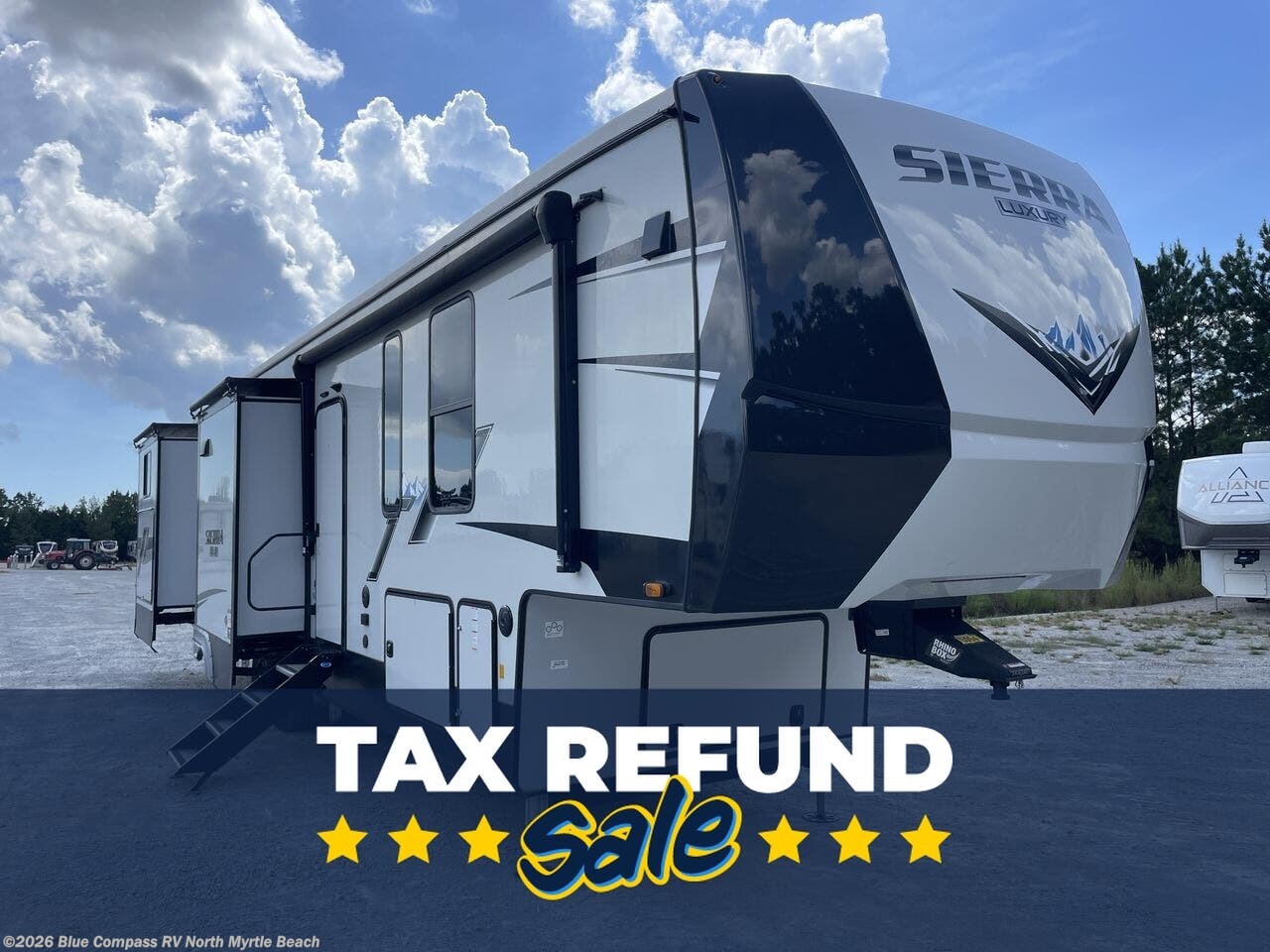 Used 2022 Forest River Sierra Luxury 384QBOK available in Longs, South Carolina