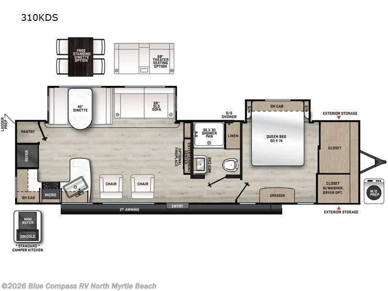 Used 2024 Forest River Aurora Sky Series 310KDS available in Longs, South Carolina