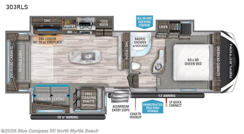 Used 2020 Grand Design Reflection 303RLS available in Longs, South Carolina