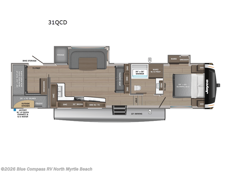 New 2026 Jayco Eagle HT 31QCD available in Longs, South Carolina