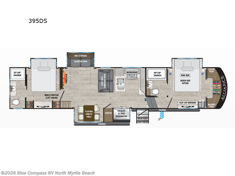 Used 2024 Alliance RV Paradigm 395DS available in Longs, South Carolina