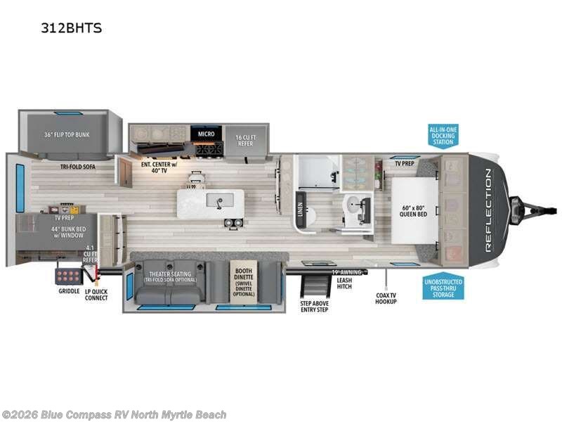 Used 2024 Grand Design Reflection 312BHTS available in Longs, South Carolina