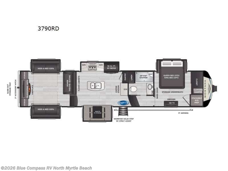 Used 2021 Keystone Montana 3790RD available in Longs, South Carolina