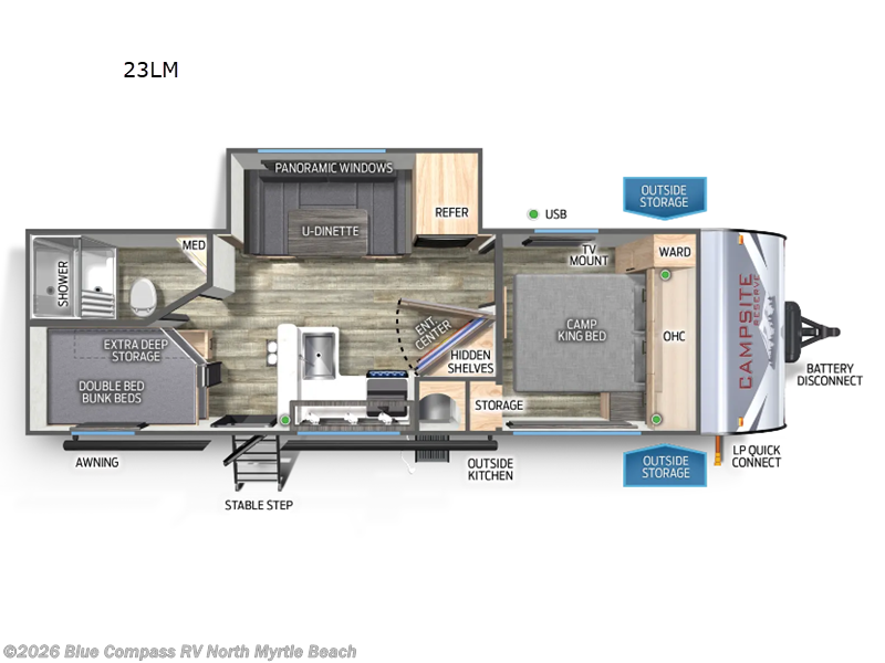 Used 2025 Forest River Campsite Reserve 23LM available in Longs, South Carolina