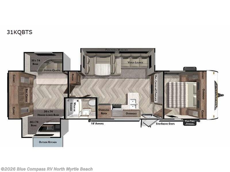 Used 2021 Forest River Wildwood 31KQBTS available in Longs, South Carolina