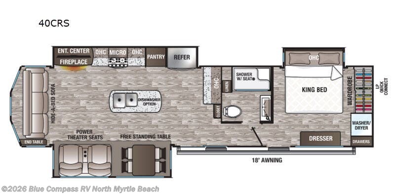 Used 2020 Forest River Cedar Creek Cottage 40CRS available in Longs, South Carolina