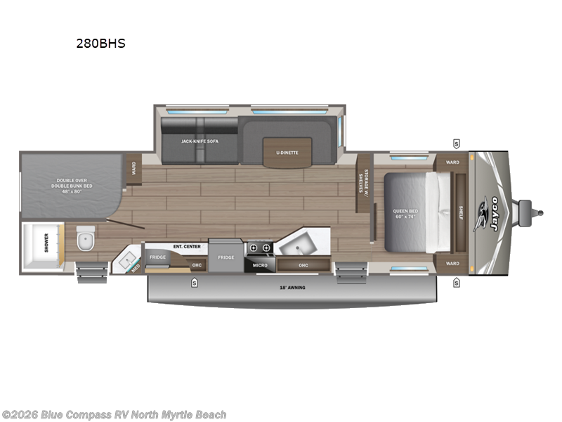 New 2027 Jayco Jay Flight 280BHS available in Longs, South Carolina