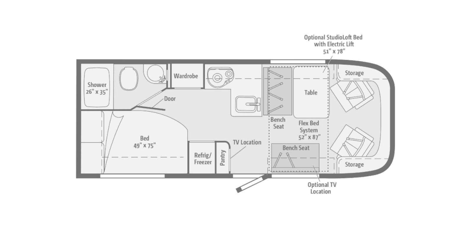 Used 2018 Winnebago Trend 23L available in Rockford, Illinois
