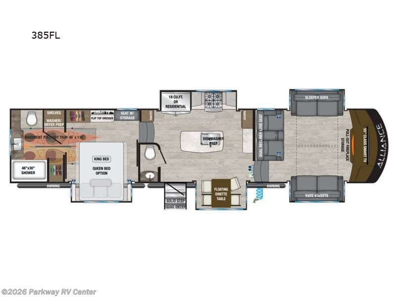 Used 2021 Alliance RV Paradigm 385FL available in Ringgold, Georgia