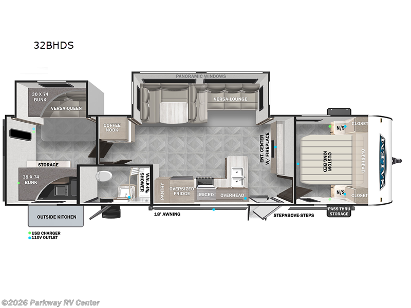 Used 2023 Forest River Salem 32BHDS available in Ringgold, Georgia