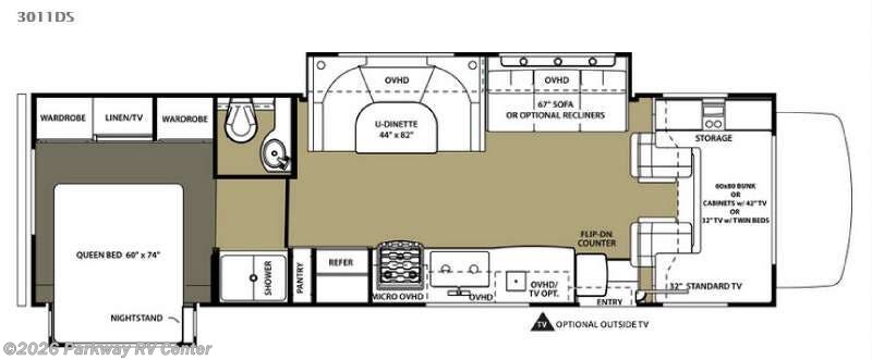 Used 2015 Forest River Forester 3011DS Ford available in Ringgold, Georgia