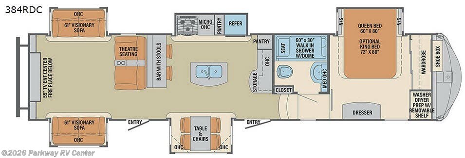 Used 2018 Palomino Columbus Compass 384RDC available in Ringgold, Georgia