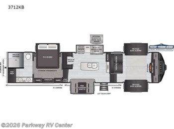 Used 2021 Keystone Alpine 3712KB available in Ringgold, Georgia