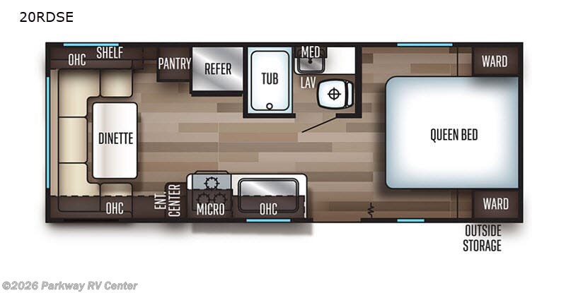 Used 2019 Forest River Cherokee Grey Wolf 20RDSE available in Ringgold, Georgia