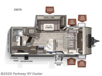 Used 2021 Forest River Rockwood Mini Lite 2507S available in Ringgold, Georgia