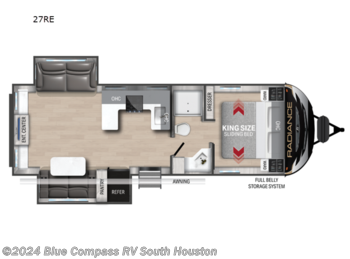 New 2023 Cruiser RV Radiance Ultra Lite 27RE available in Houston, Texas