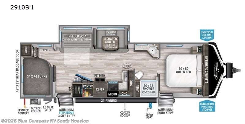 Used 2021 Grand Design Imagine 2910BH available in Alvin, Texas