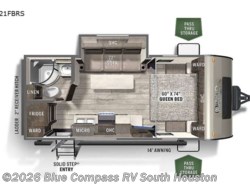 Used 2021 Forest River Flagstaff Micro Lite 21FBRS available in Alvin, Texas